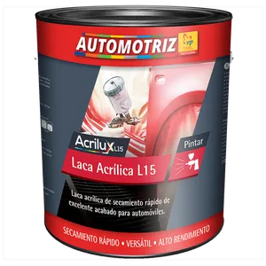 Laca Acrílica Automotriz Acrilux VP Negro Galón